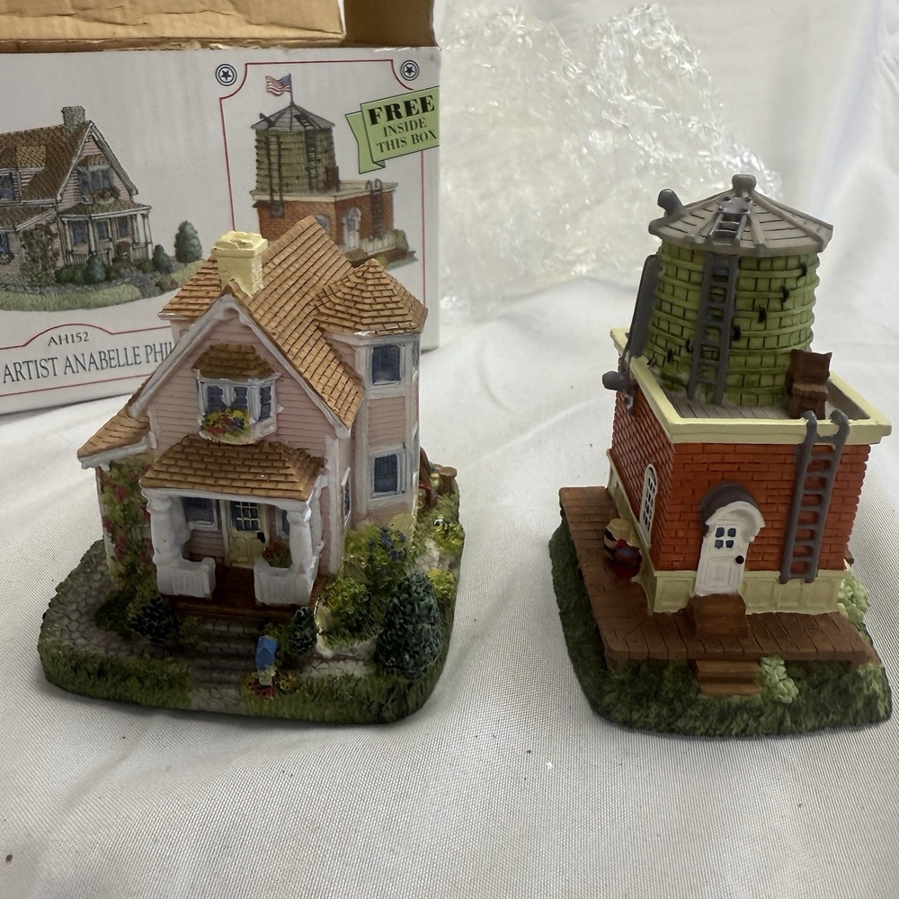Liberty Falls Water Tower & Home Of Artist Annabelle Phillips AH152 & AH173 1998